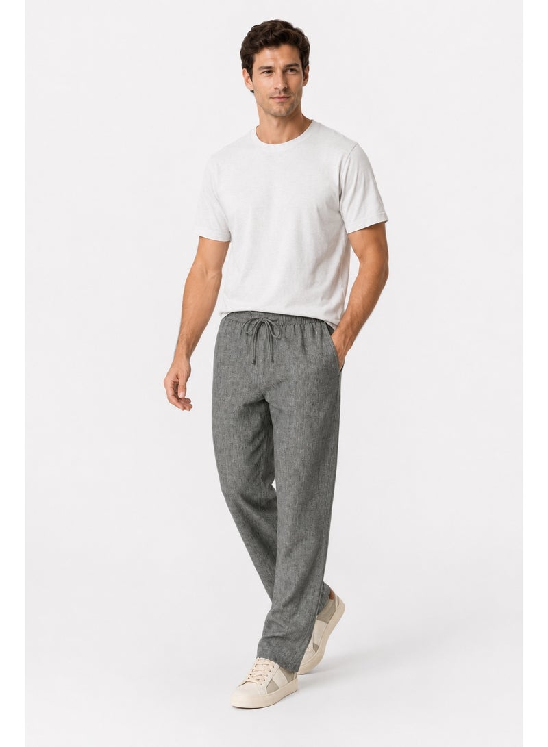 WHITE RABBIT Men’s Linen Pants Designed with a relaxed fit - Image 5