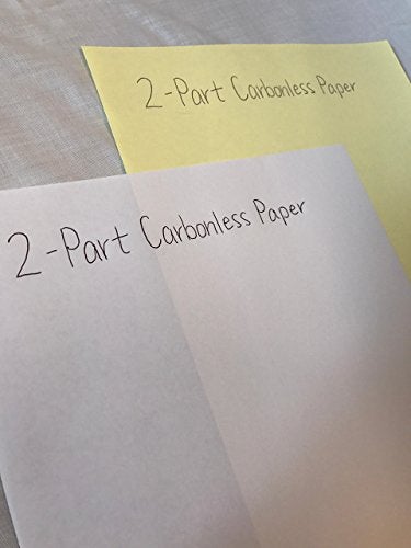 NCR 250 Sets, NCR Paper, 5887, Collated 2 Part (White, Canary), Letter Size Carbonless Paper Appleton - Image 2