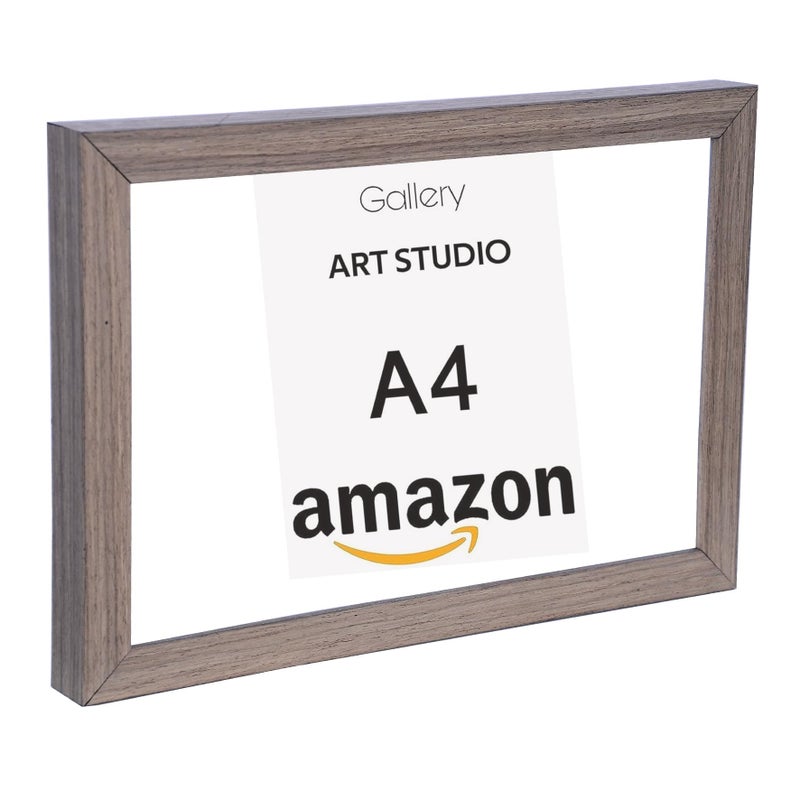 Photo Frame 20x30 CM, Wall & Tabletop, A4 (Gray-MB23) - Image 4