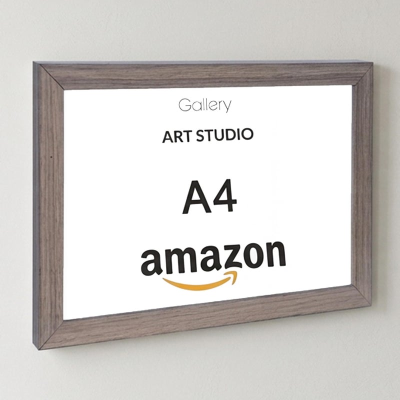 Photo Frame 20x30 CM, Wall & Tabletop, A4 (Gray-MB23) - Image 2