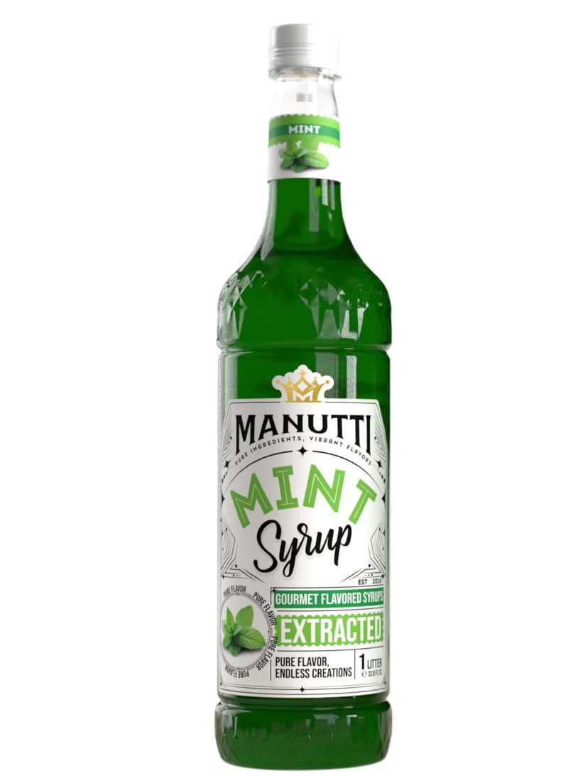 Manutti Mint Syrup 1 Litre  - Image 1