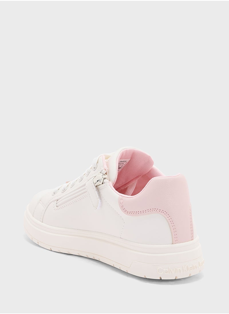 Calvin Klein Jeans Youth Low Cut Lace Ups Sneakers  - Image 2