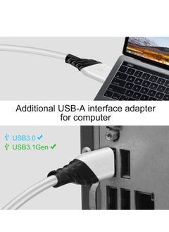 KASTWAVE Link Cable for Quest 2/Quest VR Devices - 10 FT High Speed Data Transfer USB 3.0 to USB C Cable, Connects to Gaming PC for Steam VR Games  - Image 4