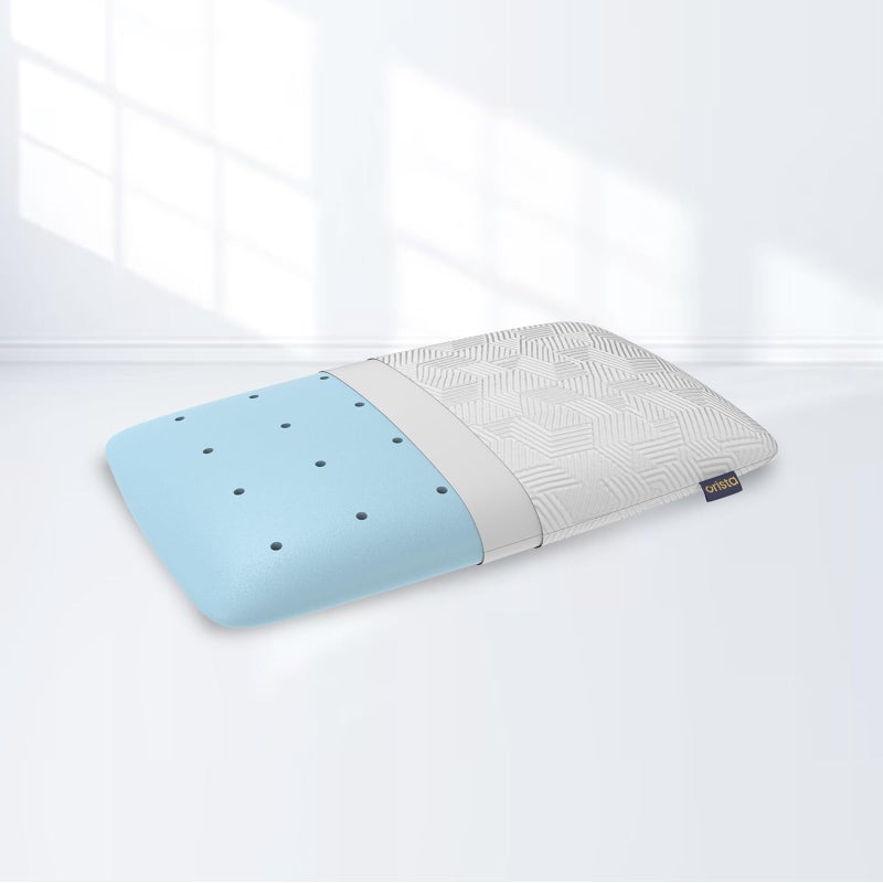 Orista™ Advance Gel Blended Memory Foam Sleep Enhancer Pillow | 2 Year Warranty | Cushions Neck & Shoulder Pain Relief | Orthopedic Pillow Back Side & Stomach Sleepers | 24 x 16 x 2 Inch | Set of 1 - Image 1