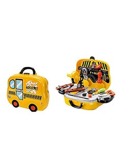 Generic Potable Construction Tool Box Play Set For Kid â€Ž28.2 x 20.6 x 9.8cm 