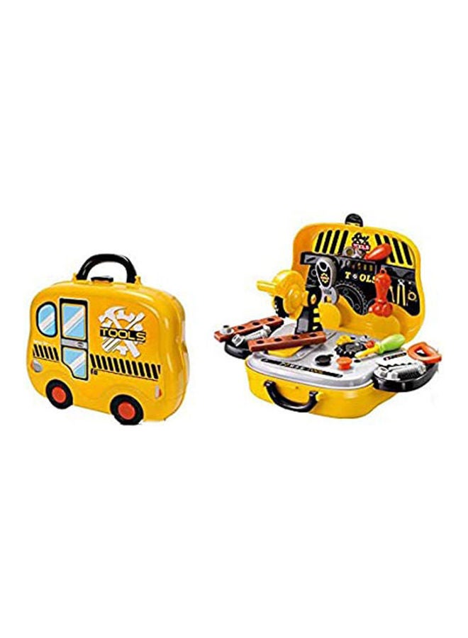 Potable Construction Tool Box Play Set For Kid â€Ž28.2 x 20.6 x 9.8cm