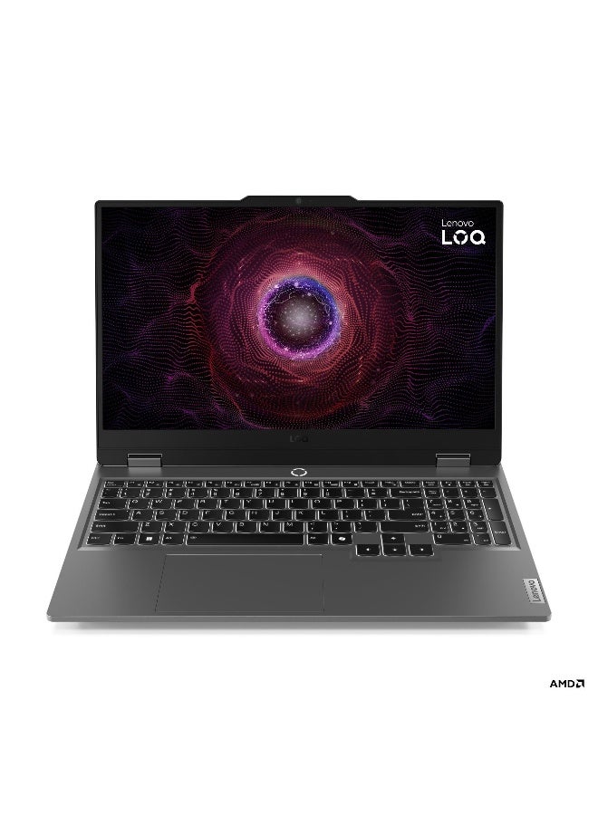 Lenovo LOQ Laptop With 15.6-Inch Display, AMD Ryzen 5 7235HS Processor/16GB RAM/512GB SSD/6GB Nvidia Geforce RTX 3050 Graphics/Windows 11 Home English/Arabic Luna Grey - Image 3