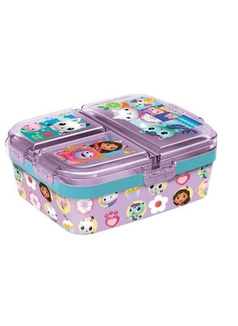 GABBY'S DOLL HOUSE MULTI COMPARTMENT SANDWICH BOX