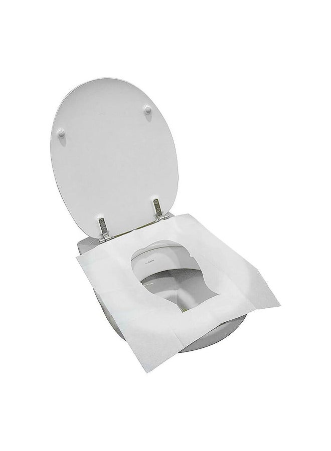 كوغلانز اغطية مقعد المرحاض من كوغلانس المكونة من 10 قطع باللون الابيض ومقاس 16.4 × 14.75 انش 8915 - Image 1