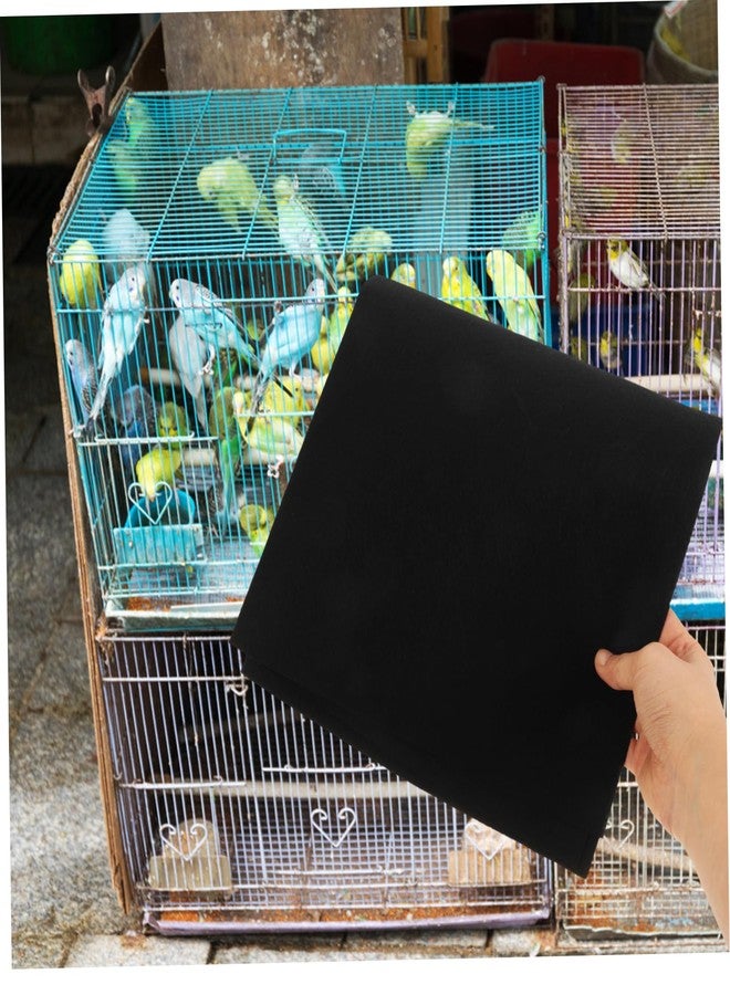 ياردوي 30 قطعة من بطانات أرضية أقفاص الببغاء، فرش أقفاص كبيرة، ماء، وسادة قفص الببغاء، حصائر ماصة للبول، بطانة قفص الببغاء، ملحقات قفص الببغاء، حصيرة قفص من اللباد الأسود - Image 5