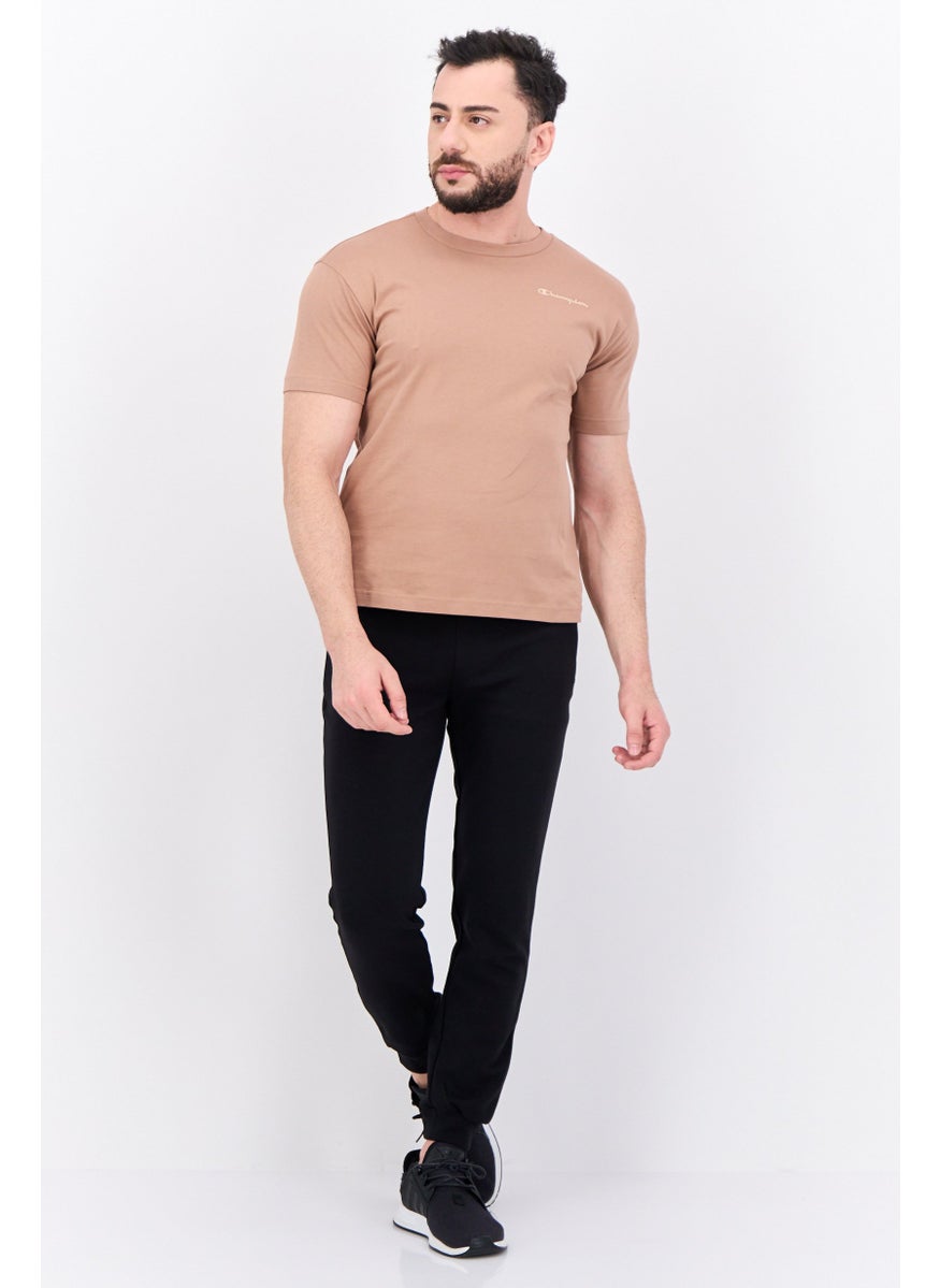 Champion - Men Sportswear Fit Short Sleeves Outdoor T-shirt, Brown - Image 1