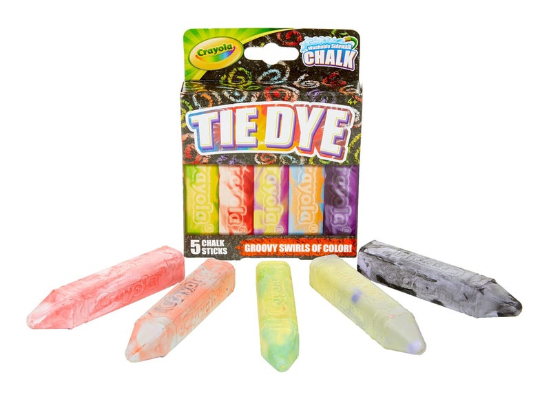 Crayola Tie Dye Chalk 5ct - Image 2