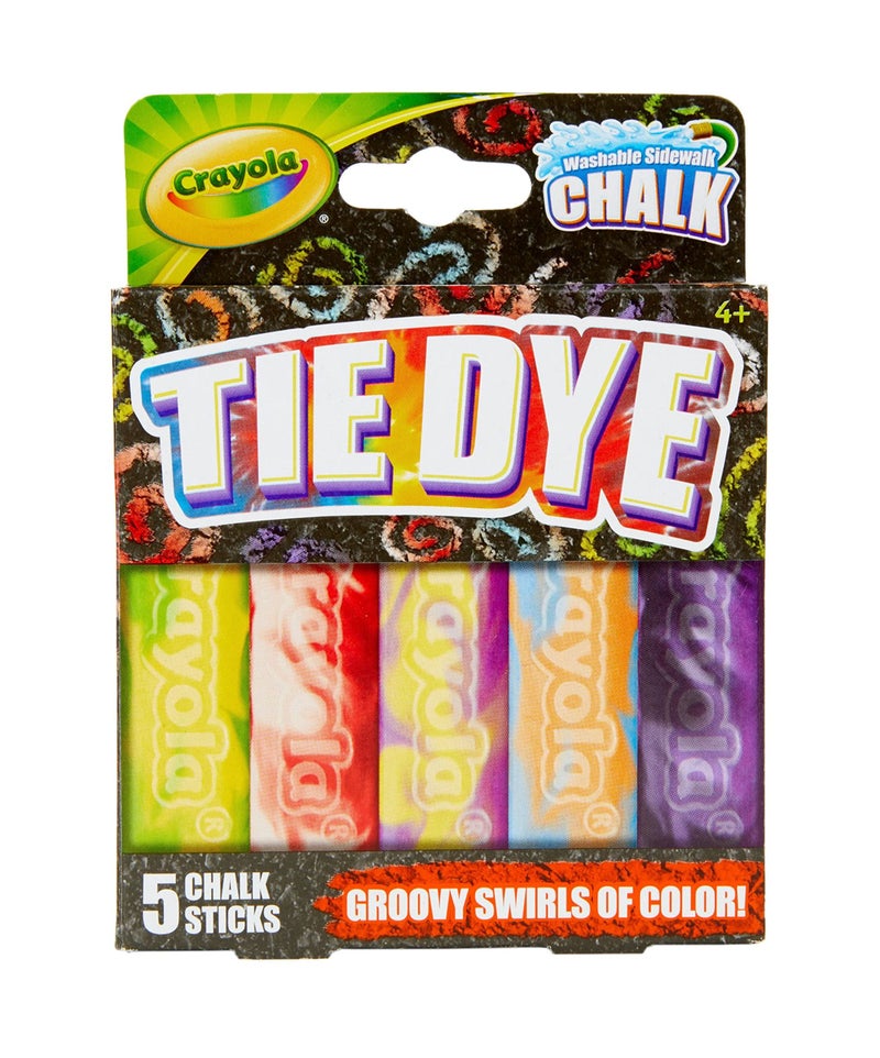Crayola Tie Dye Chalk 5ct - Image 1