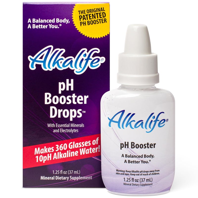 Alkalife Alkaline Water Drops | pH Booster Alkalizer for Drinking Water | Essential Mineral Additive, Electrolyte Hydration Supplement | Neutralize Acid, Balance Body, Immune Support, Detox | 1.25oz - Image 1