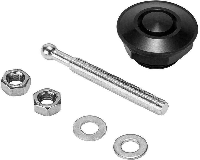 Woopeey 8 Pcs 1.25 inch Universal Aluminum Vehicle Hood Pins-Quick Release Lock Latch Bumper, License Plate Lock Clip, Push Button Bonnet Repeated use trusted quality - Image 5
