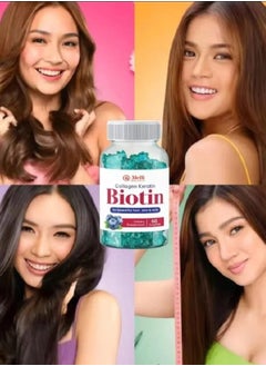 MELLI Collagen, Keratin & Biotin Gummies - 60 Pieces for Gorgeous Hair, Skin and Nails  - Image 3