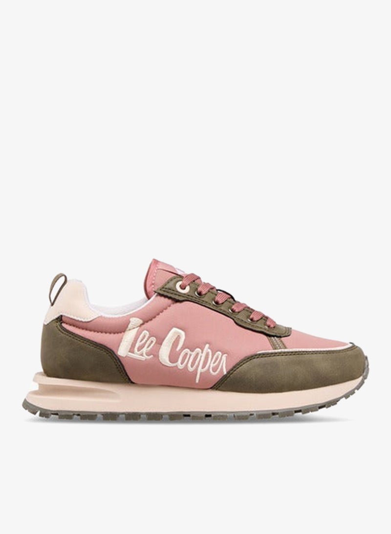Lee Cooper Women's Logo Detail Lace-Up Sneakers - Image 1