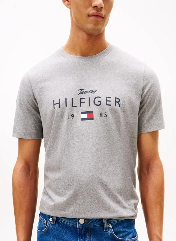 TOMMY HILFIGER  Logo Crew Neck T-Shirt for Men | Best Price UAE
