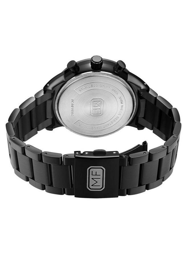 MINI FOCUS Men's Metal Analog Watch Mf0188G. 02 - Full Black - Image 3