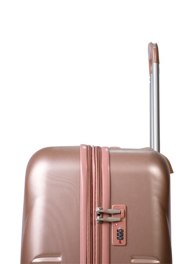 مورانو طقم حقائب سفر مورانو 5 قطع بعجلات مقاس 32/28/24/20/12 بوصة (روز قولد) - Image 5