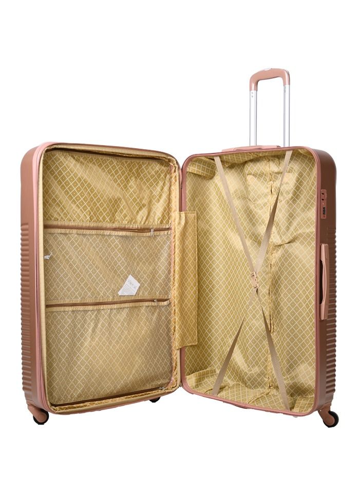 مورانو طقم حقائب سفر مورانو 5 قطع بعجلات مقاس 32/28/24/20/12 بوصة (روز قولد) - Image 4