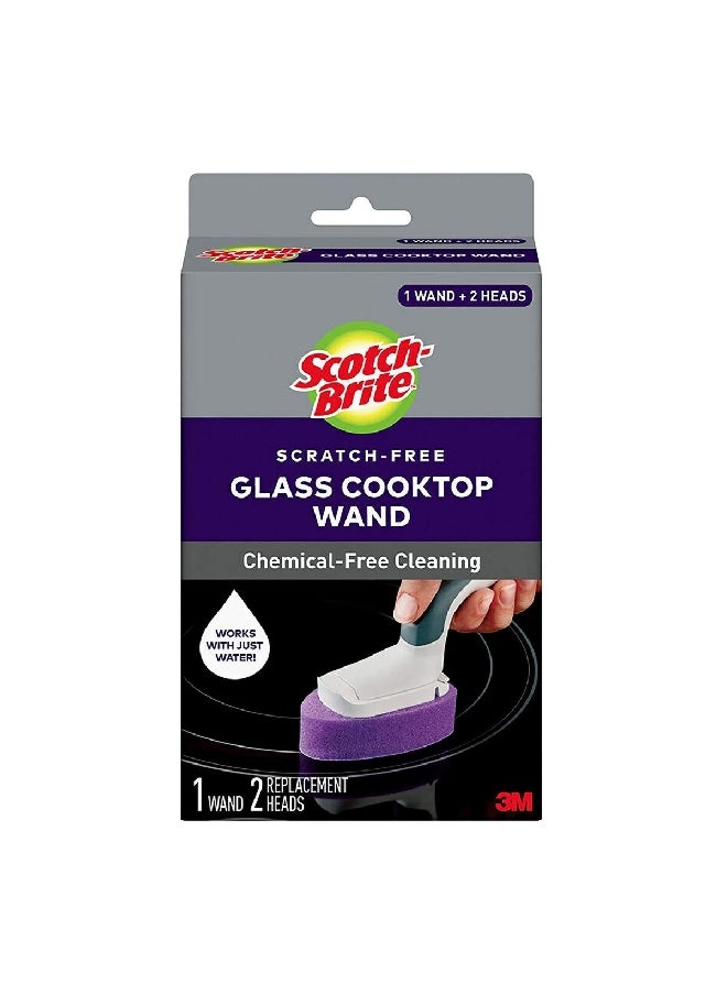 Scotch  - 3-Piece Glass Cooktop Wand with Refill Heads Purple and White 6.4 x 12.2 cm UU011369103 - Image 1