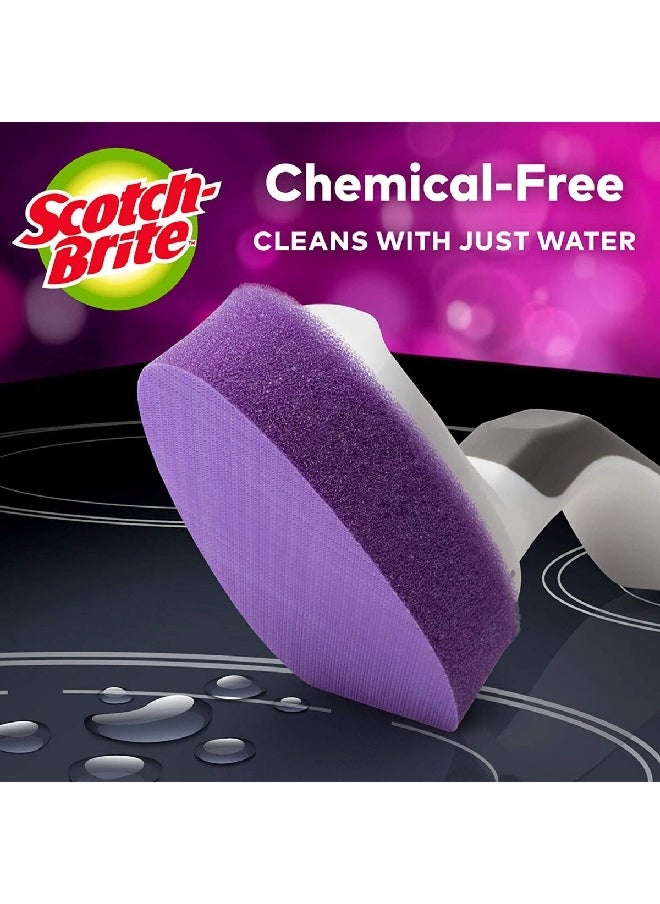 Scotch  - 3-Piece Glass Cooktop Wand with Refill Heads Purple and White 6.4 x 12.2 cm UU011369103 - Image 1