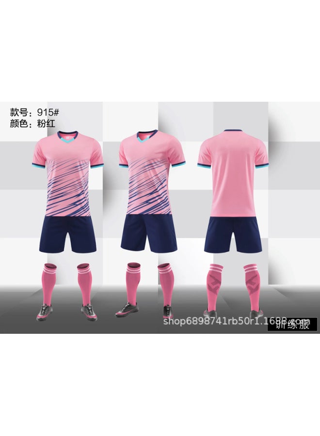 -pink Short Sleeve Football Jersey - Image 1
