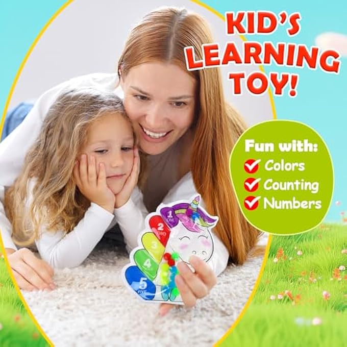 LEADSTAR Sensory Color Sorting Toy, Montessori Anti Stress Toy for Kids, Fidget Game, Sensory Autism Squeeze Toy to Develop Fine Motor Skills for Toddlers - Image 4