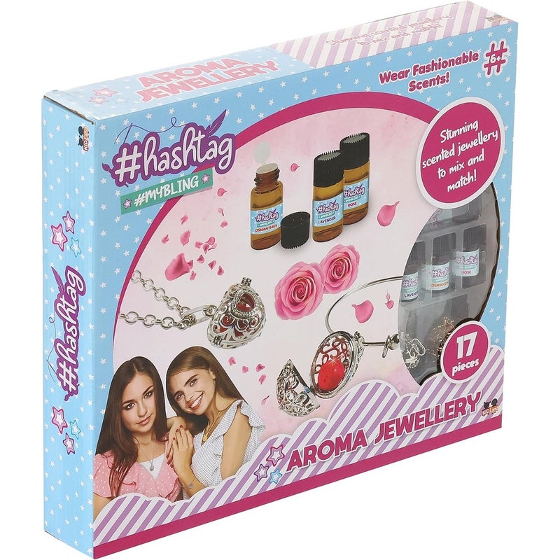 هاشتاج صناعة القلادات بالمجوهرات 17 قطعة - HTMB2102 - Image 1