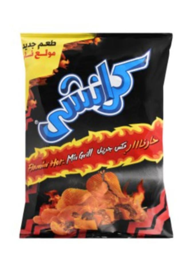 كرنشي رقائق البطاطس بنكهة ميكس جيل حار نار