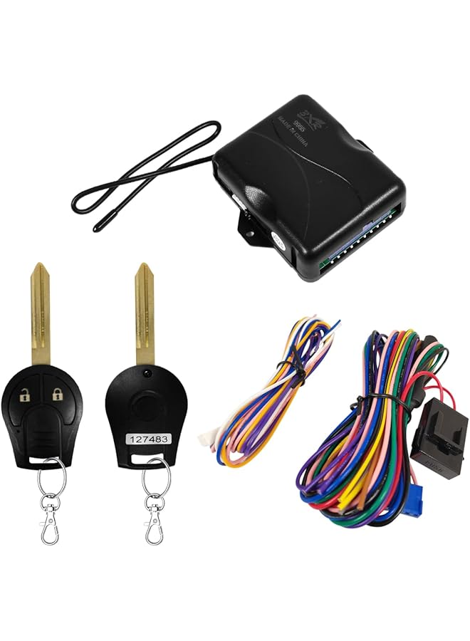 Generic 3Xr Car Keyless Entry System – Remote Lock Or Unlock, Trunk Release, Window Closer, Universal Compatibility, Light Flash Confirmation, Car Search Function (9955) - Image 1