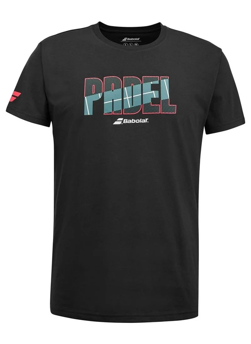 Babolat Babolat Padel Tshirt Padel-6Ms24441-2000, Color - Black, (French Brand)