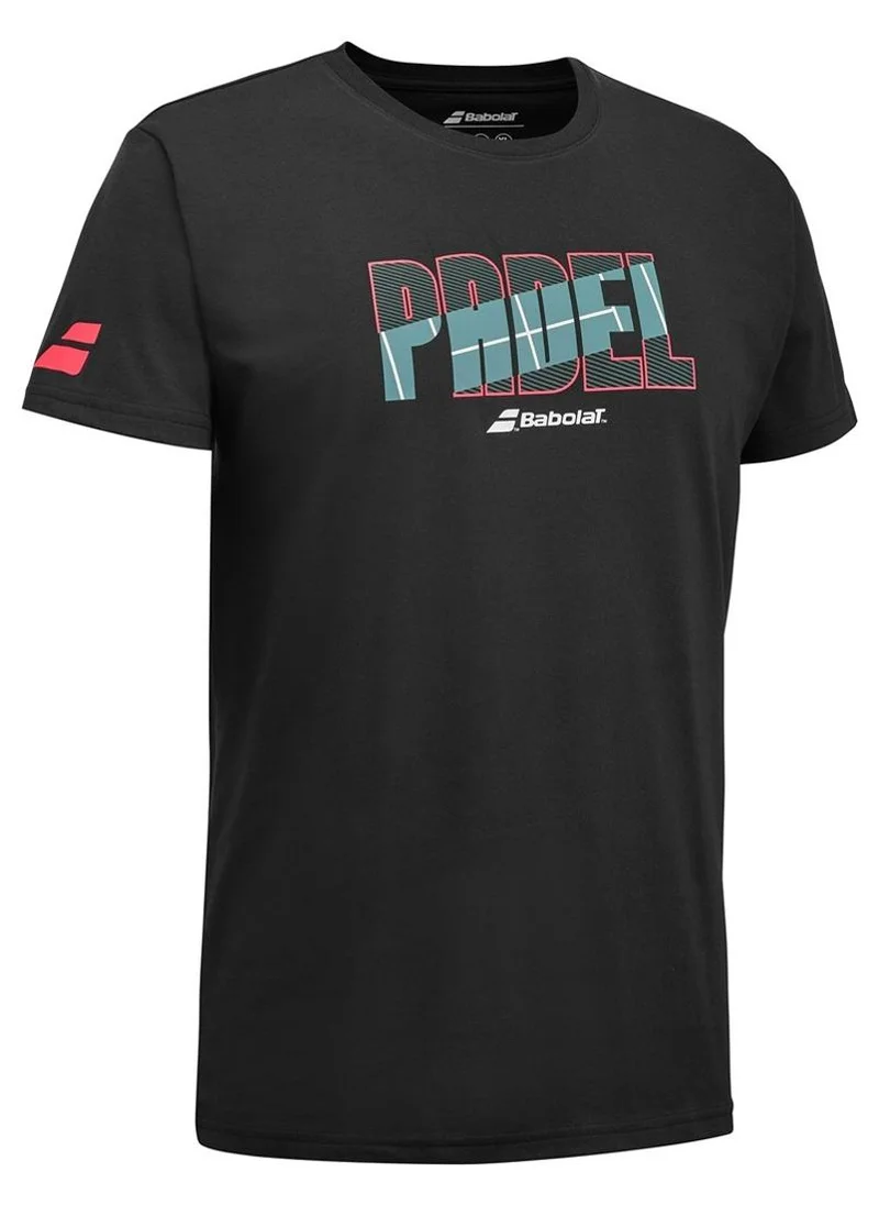 Babolat Babolat Padel Tshirt Padel-6Ms24441-2000, Color - Black, (French Brand)