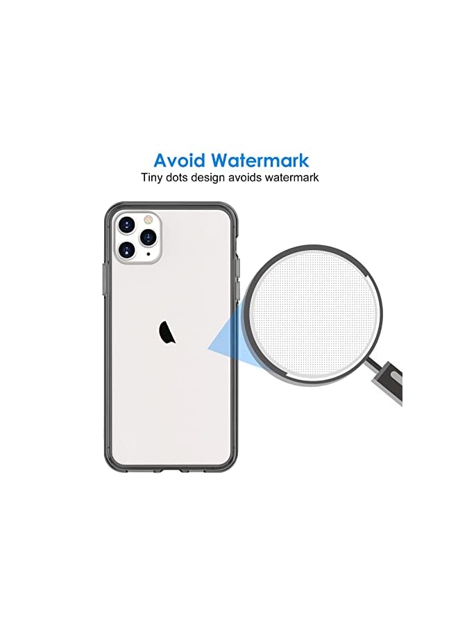 Jetech Case For Iphone 11 Pro (2019) 5.8-Inch, Shock-Absorption Bumper Cover, Anti-Scratch Clear Back (Black) - Image 3