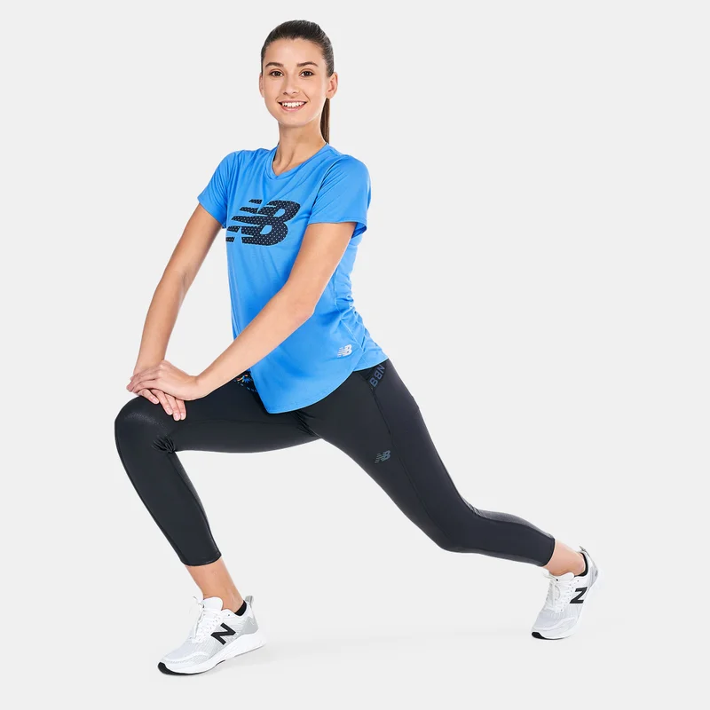 New Balance Women's Accelerate Graphic Logo T-Shirt
