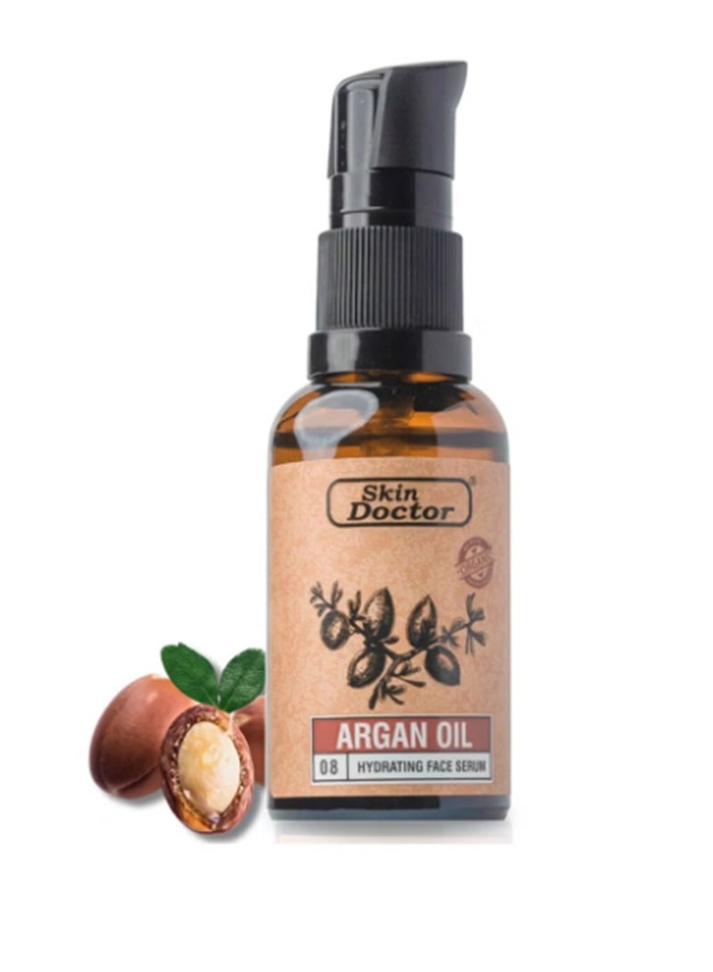 Skin Doctor Argan Oil Infused Hydrating Face Serum Skin Revitalization and Anti-Aging Formula - 30ml - Image 1