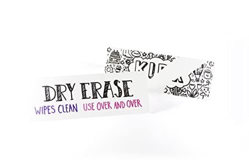 Apostrophe Games Dry Erase Name Tent Table Cards 8.5"" x 3"" (100 Pack) Reusable Name Cards, Classroom Name Tags, Wedding Guest Name Tents - Image 5