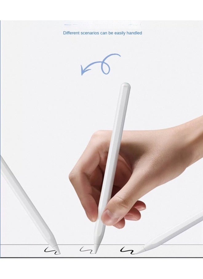 Generic 2025 New iPad Pencil with Battery Display, No Offset, No Delay,Stylus Pen with Magnetic & Tilt-Sensitive Design & Fast Charging For Apple iPad 2018 and Later(White)  - Image 2