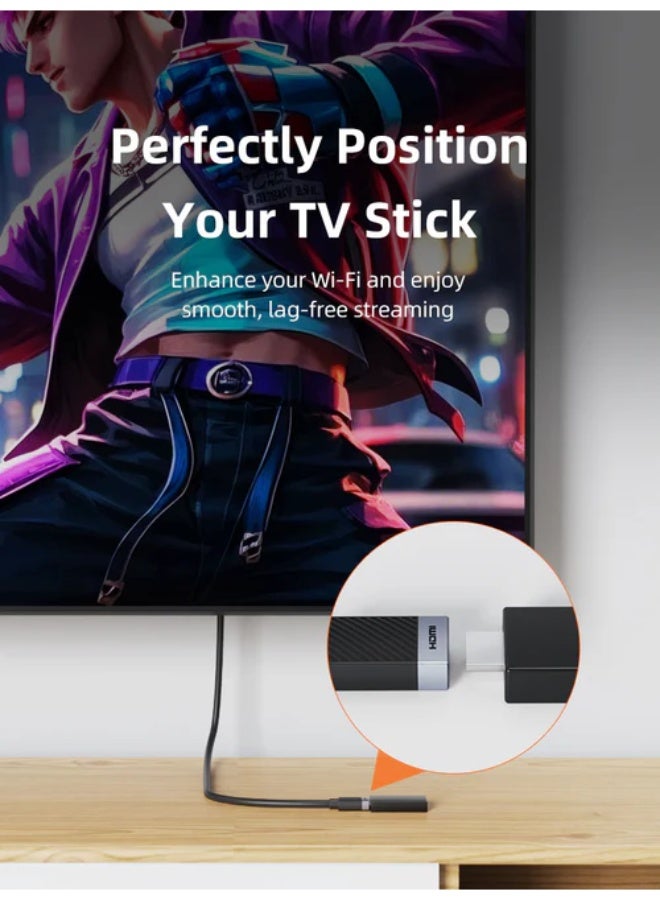 CABLETIME HDMI Extension Cable Male to Female 4K Ultra HD High Speed for TV Stick, Gaming Console, Laptop & Big Screen TV - Image 3