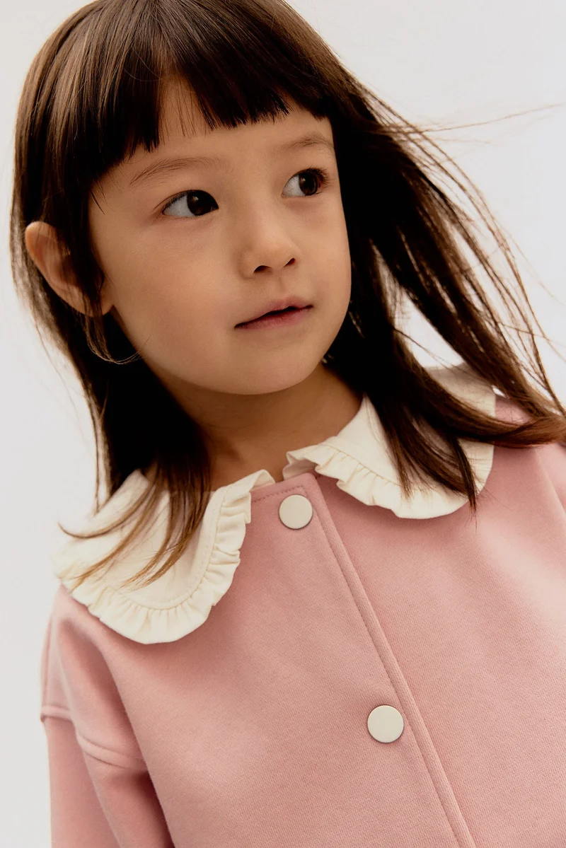 H&M Sequined sweatshirt cardigan