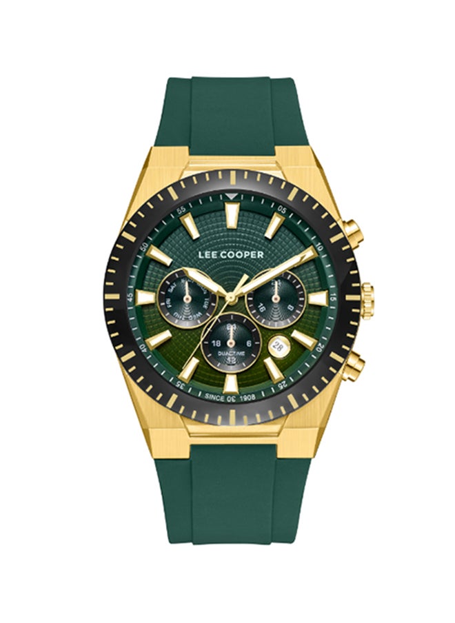 Lee Cooper Men Multi Function Dark Green Dial Watch - LC08088.177  - Image 1