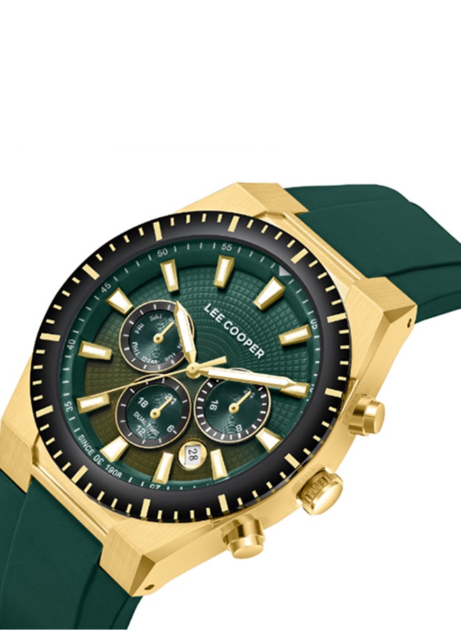 Lee Cooper Men Multi Function Dark Green Dial Watch - LC08088.177  - Image 2