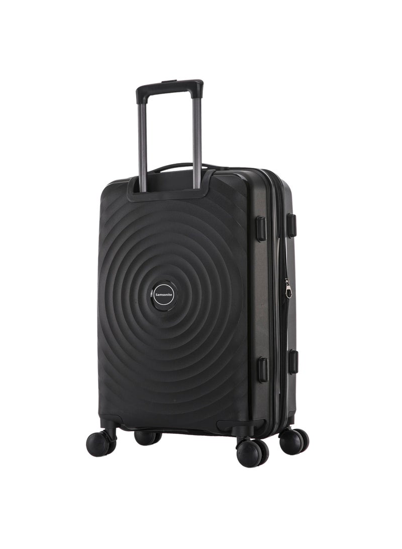 شنطة سفر 20 بوصة بعجلات دوارة - أسود - Image 2