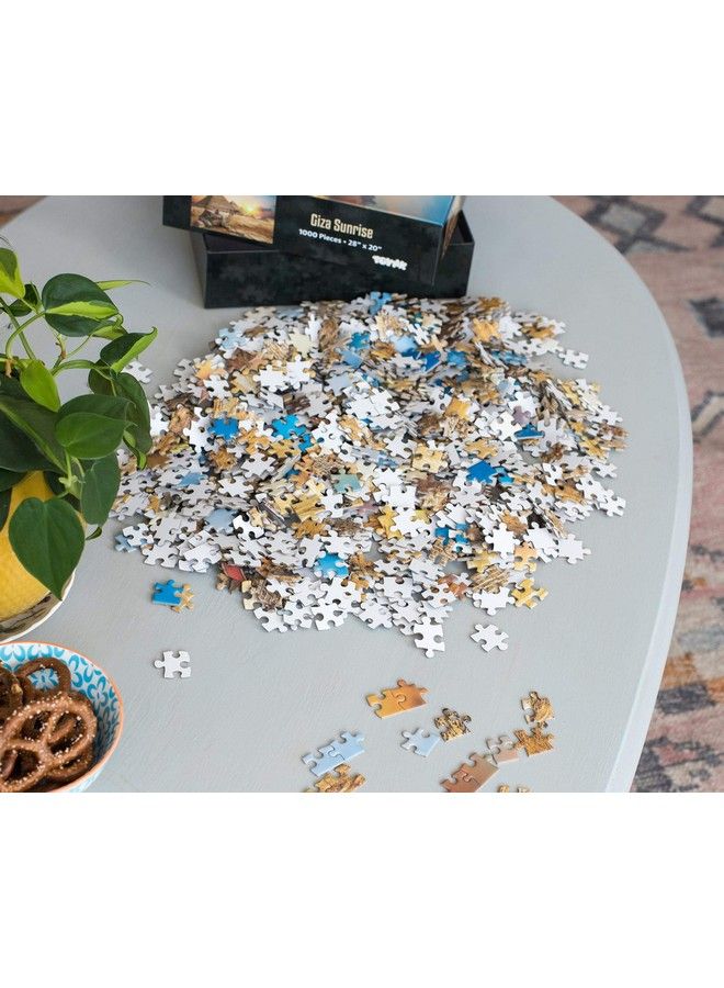 Giza Sunrise Ancient Egypt Pyramid Puzzle For Adults And Kids ; Difficult 1000 Piece Jigsaw Puzzle Toy ; Fun Quarantine Gift ; Interactive Brain Teaser Challenge For Game Night - Image 5