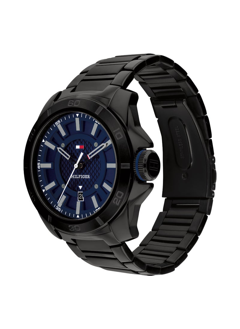 TOMMY HILFIGER Round Analog Men's Blue Case Watch - 1792139  - Image 2