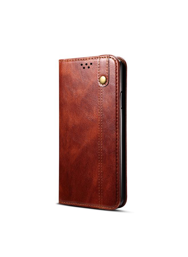 Zaboon Case For iPhone 11 Pro Simple Wax Crazy Horse Texture Horizontal Flip Leather Case with Card Slots & Wallet - Image 2