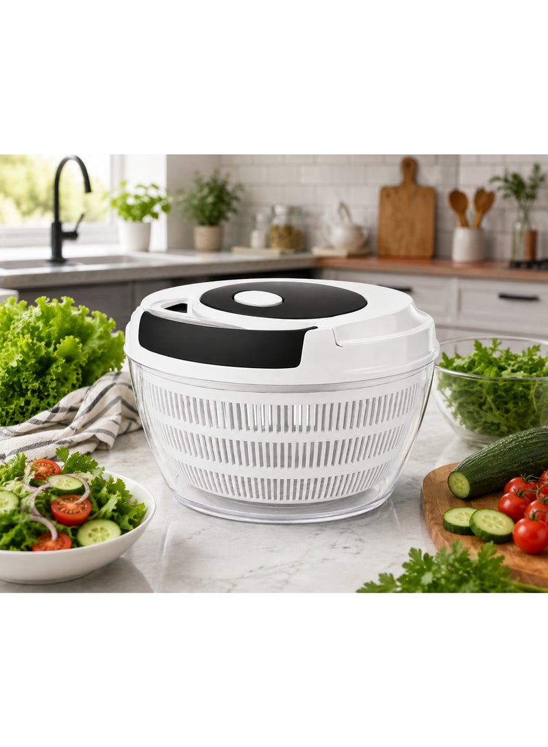 3.6L Plastic Salad Spinner - Image 3