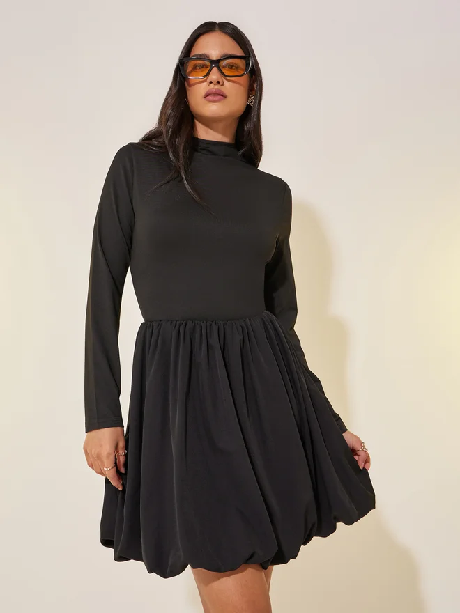 Take Two Gathered Bubble Dress