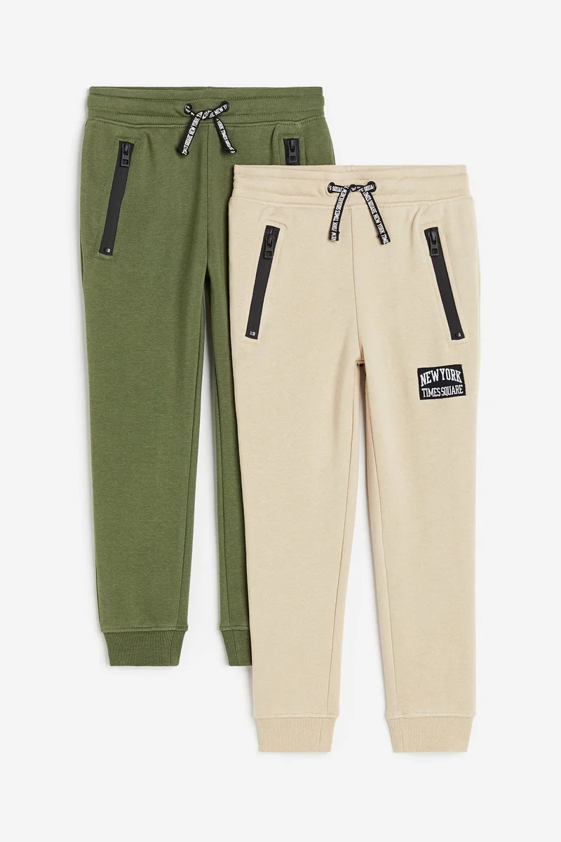 H&M Kids 2 Pack Essential Joggers